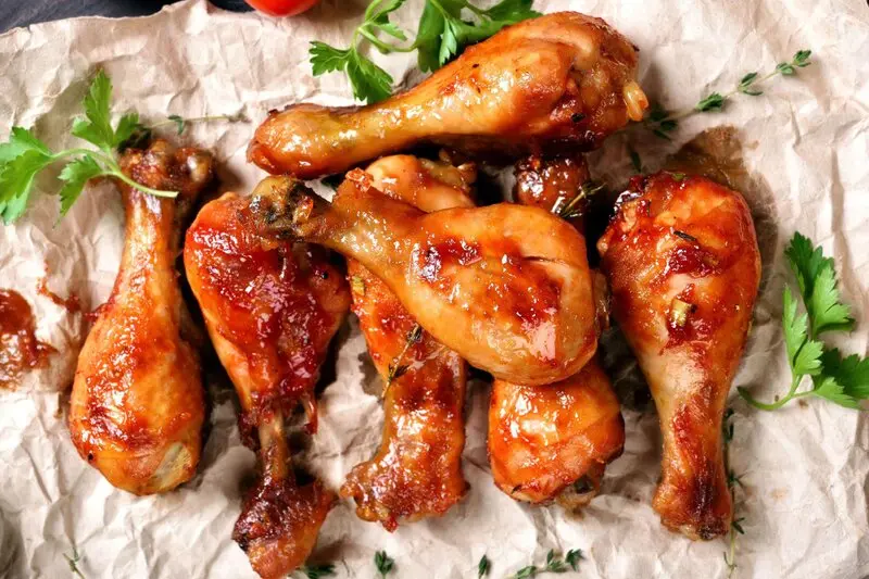 Шашлык из курицы (Голень)
